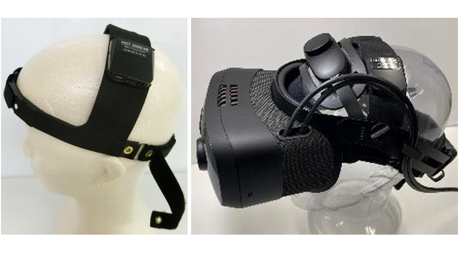 HOT-2000-XR（左　本体、右　VRとの併用時）